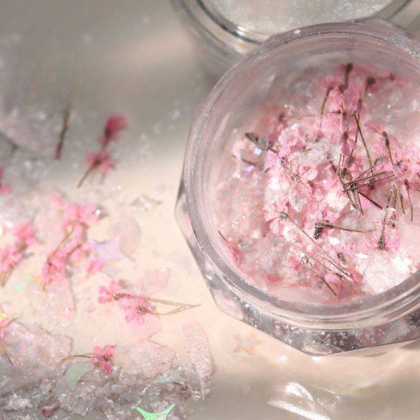 Flakes Fleuries - Rose poudré