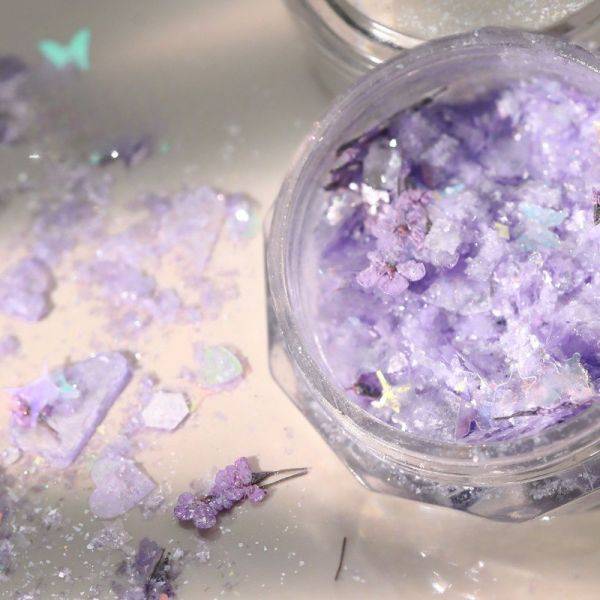 Flakes Fleuries - Violet