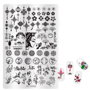 Stamping Plate - XY-CF002 Asian theme
