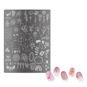 Stamping Plate - XY-DS10 Pop Design