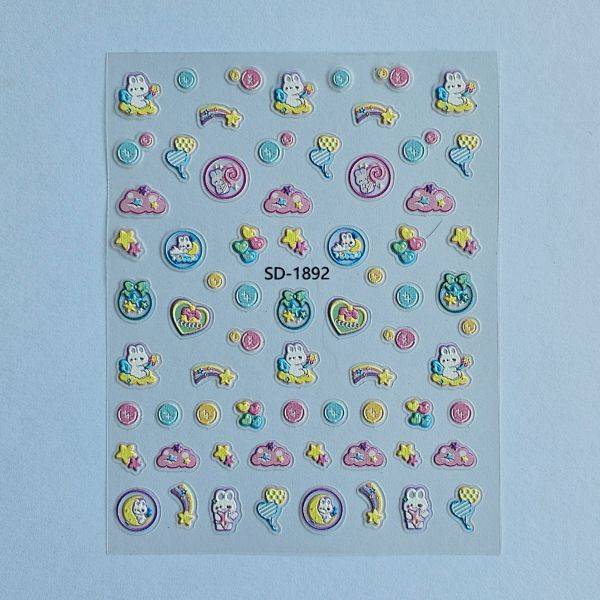 Stickers Nail Art - 3D Candy