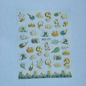 Stickers Nail Art - 3D China Style