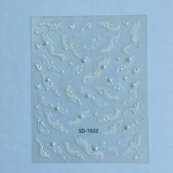 Stickers Nail Art - 3D Dentelle