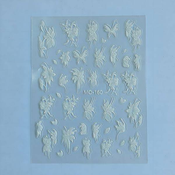 Stickers Nail Art - 3D Flowers (3)