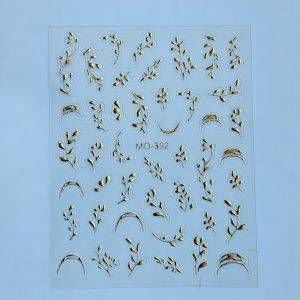 Stickers Nail Art - 3D Gold Leaf