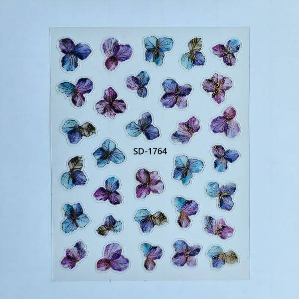 Stickers Nail Art - 3D Orchidées