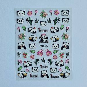 Stickers Nail Art - 3D Panda