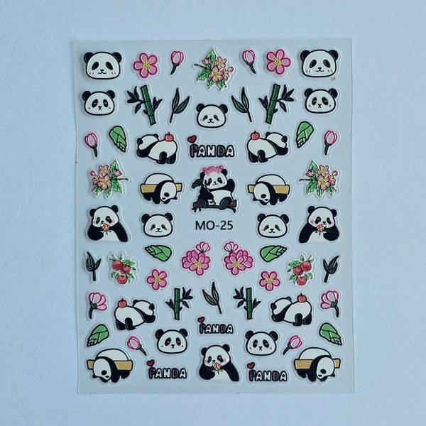 Stickers Nail Art - 3D Panda