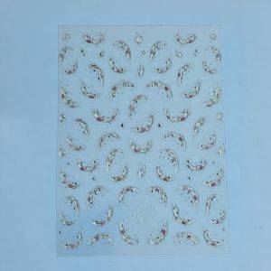 Stickers Nail Art - 3D Sakura Gold