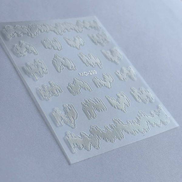 Stickers Nail Art - 3D Stripe Holo – Image 3