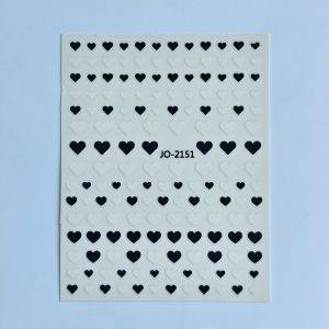 Stickers Nail Art - Coeur (4)