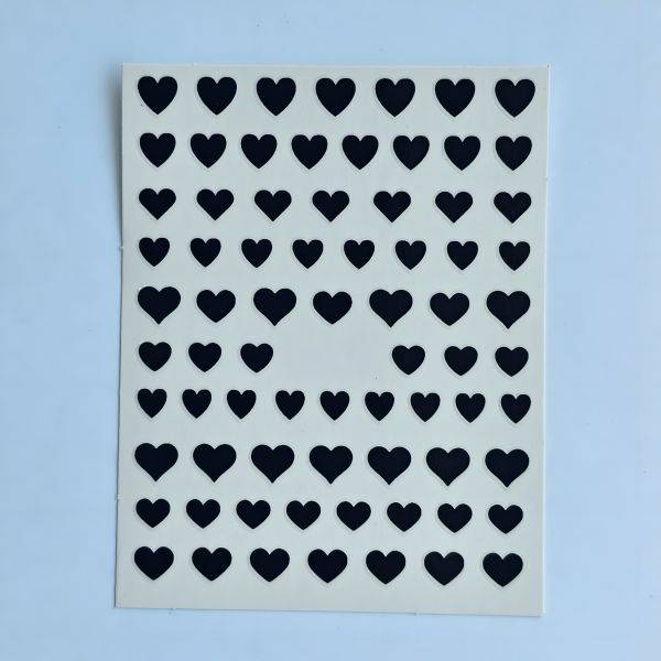 Stickers Nail Art - Coeur (7)