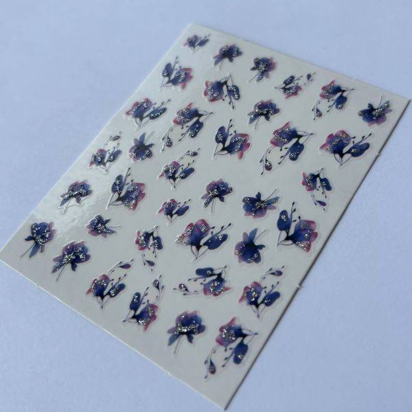 Stickers Nail Art - Fleurs (10) – Image 2