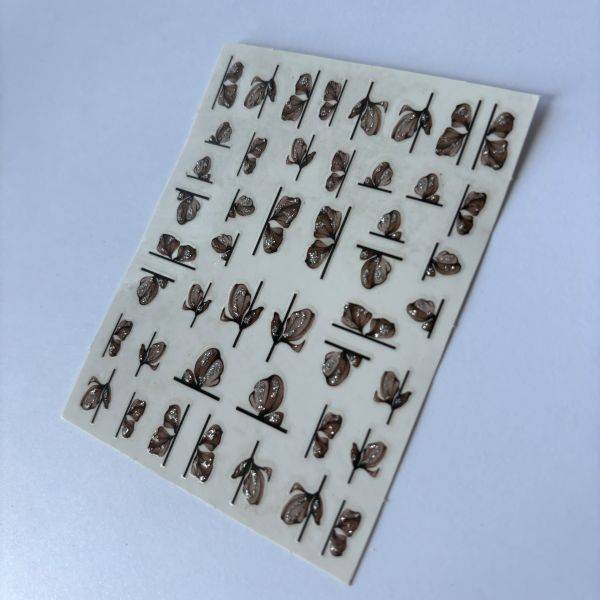 Stickers Nail Art - Fleurs (1) – Image 2