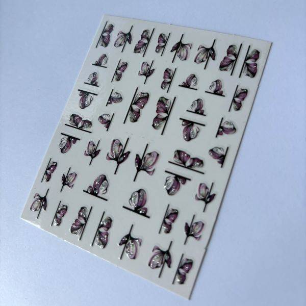 Stickers Nail Art - Fleurs (2) – Image 2