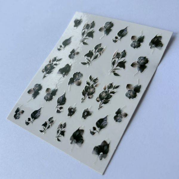 Stickers Nail Art - Fleurs (6) – Image 2