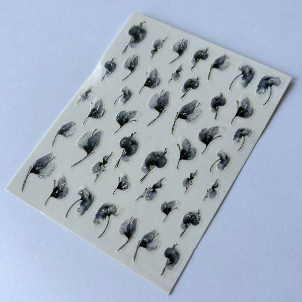 Stickers Nail Art - Fleurs (7) – Image 2
