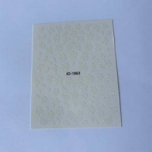 Stickers Nail Art - Fleurs blanches