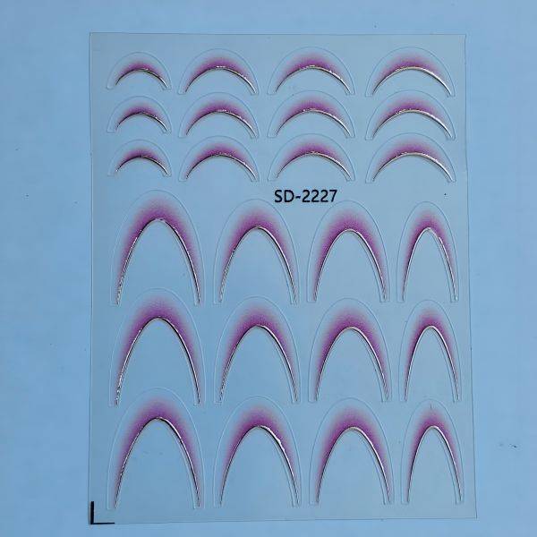 Stickers Nail Art - French (27)