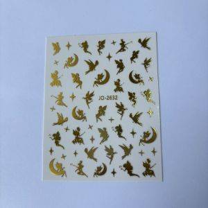 Stickers Nail Art - Gold Fairy