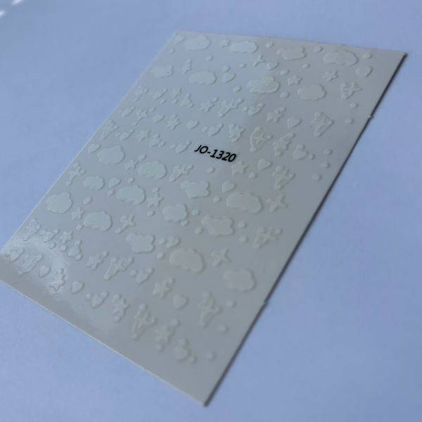 Stickers Nail Art - Nuage Blanc – Image 2