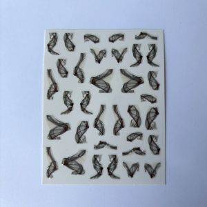 Stickers Nail Art - Fumée
