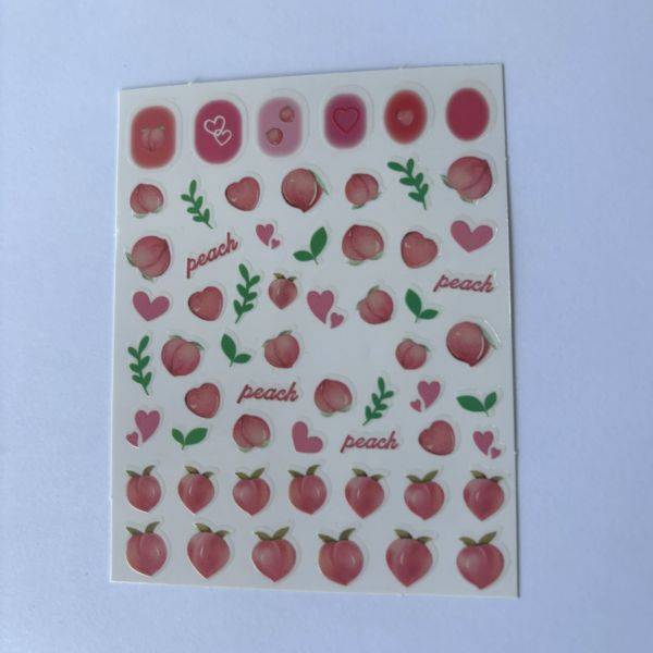 Stickers Nail Art - Peach