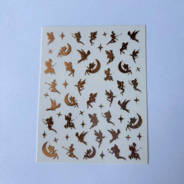 Stickers Nail Art - Rose Gold Fairy