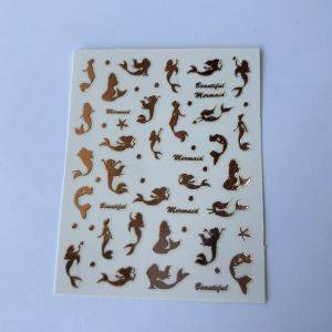 Stickers Nail Art - Rose Gold Mermaid