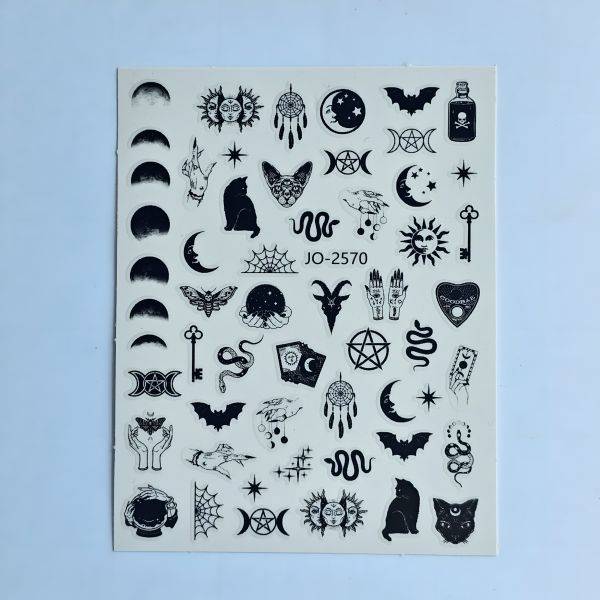 Stickers Nail Art - Witch