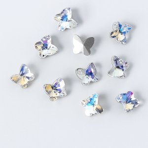 Strass papillon - Crystal Purple Reflection