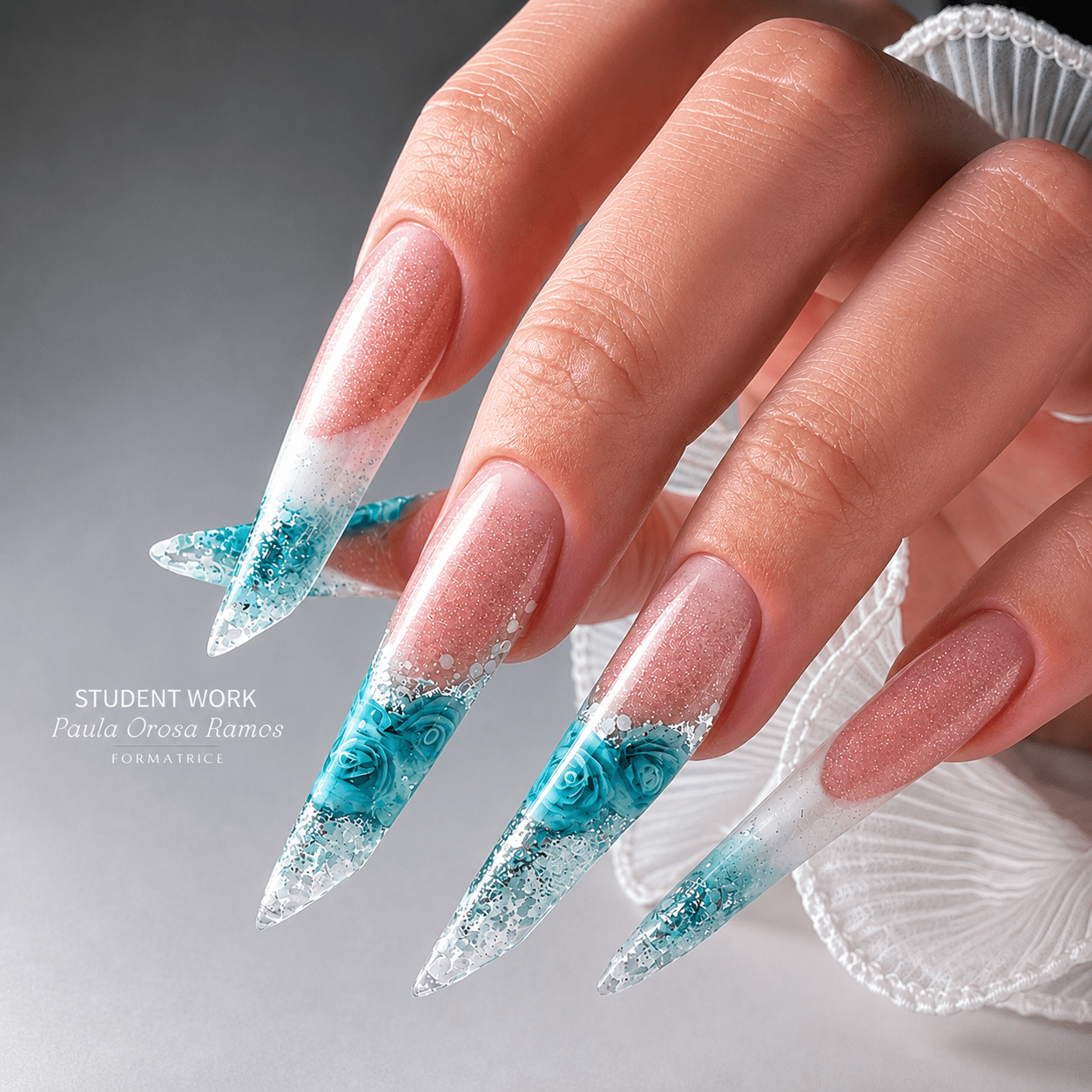 Nail Art Fleurs Gelées – Image 3