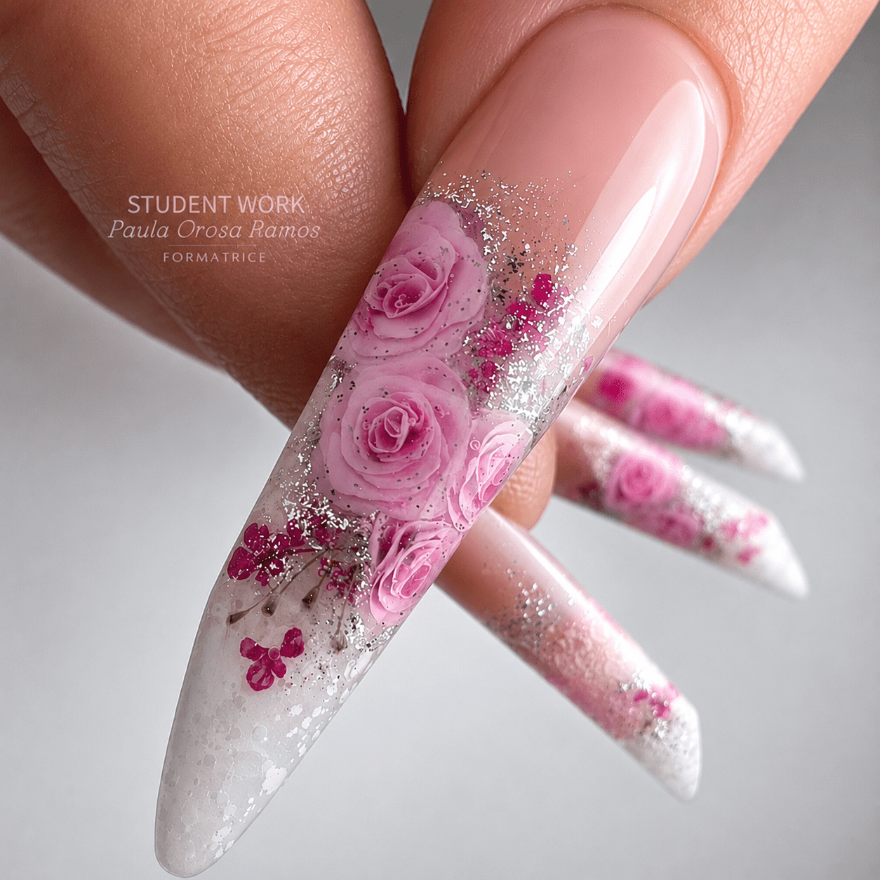 Nail Art Fleurs Gelées – Image 2