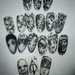 Nail Art Monochrome